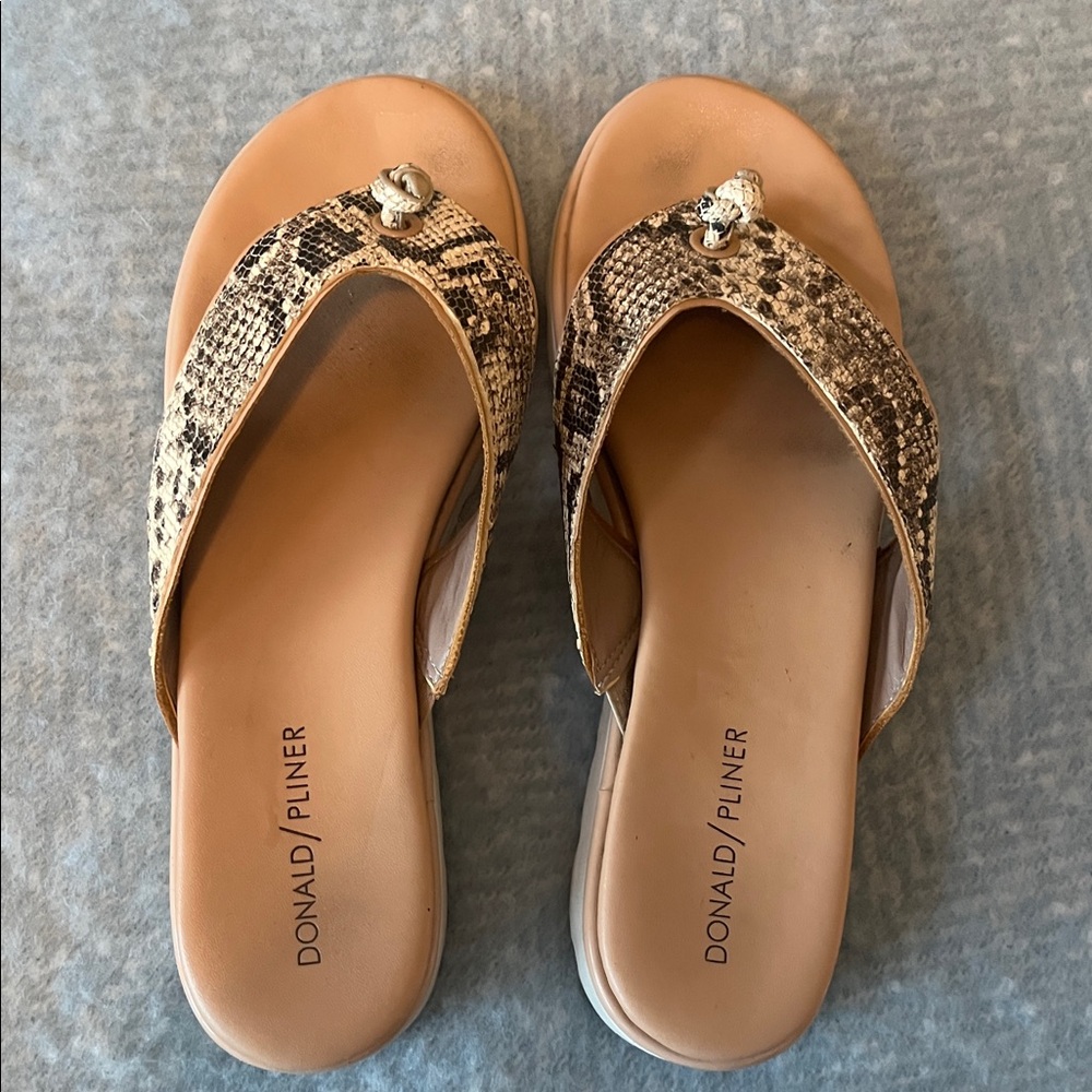 Donald Pliner Snakeskin Sandals